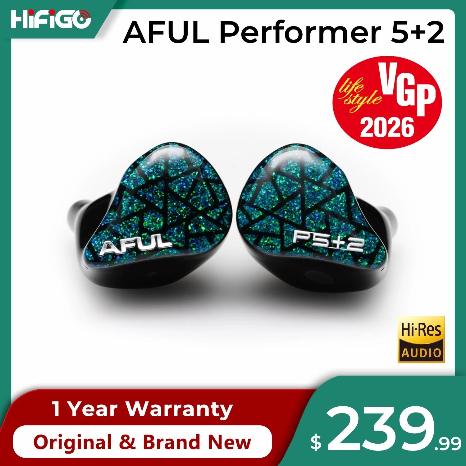 Hybrid In-Ear Monitor Earphones – 2DD+4BA+Planar HiFi IEM