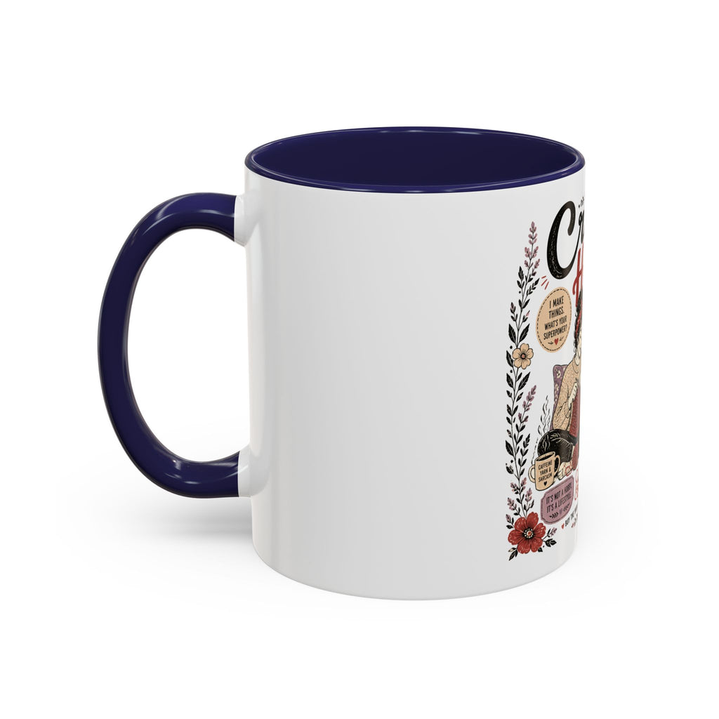 Cozy Crafter Coffee Mug — "Stitch, Sip, Smile" Knitting & Crochet Gift (11/15oz)