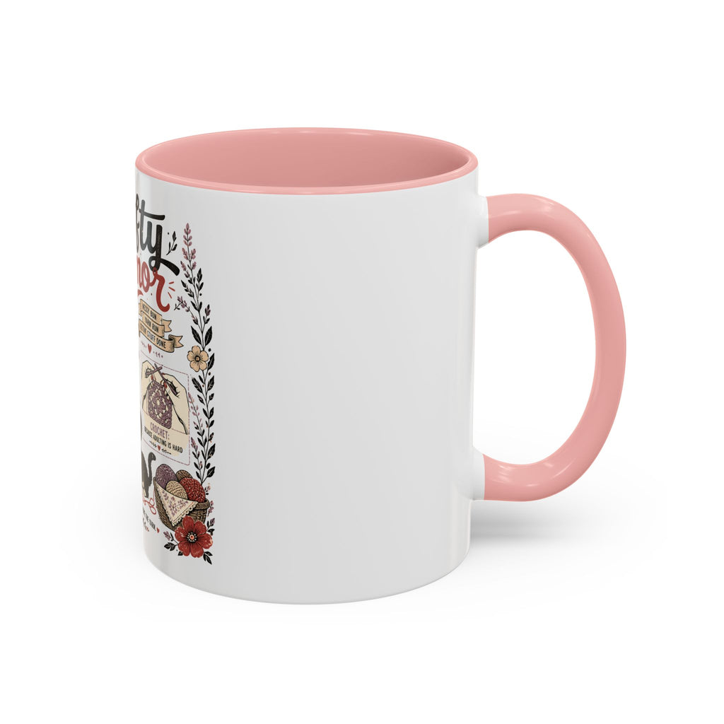 Cozy Crafter Coffee Mug — "Stitch, Sip, Smile" Knitting & Crochet Gift (11/15oz)