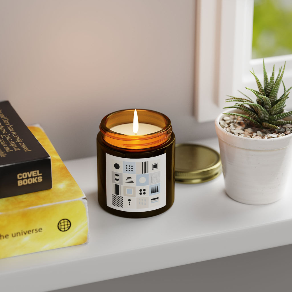 Coconut Apricot Scented Candle (4oz/9oz) — Clean Minimalist Jar