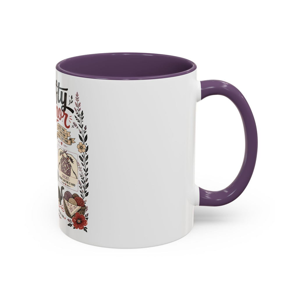 Cozy Crafter Coffee Mug — "Stitch, Sip, Smile" Knitting & Crochet Gift (11/15oz)