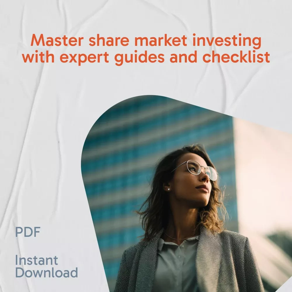 Share Market Investing Bundle – 3-in-1 Guide, Checklist & eBook for Beginners