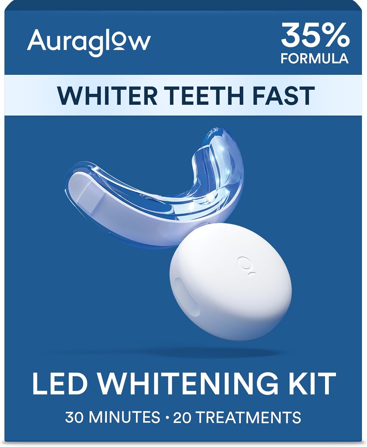 LED Teeth Whitening Kit With 35% Carbamide Peroxide Gel