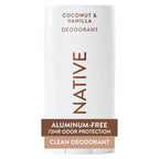 Aluminum-Free Deodorant Stick – 72H Odor Control Coconut Vanilla