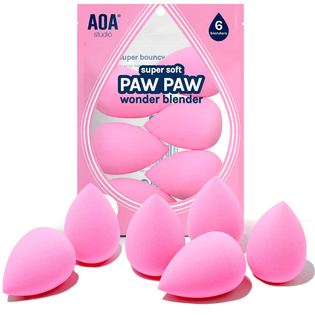 Makeup Sponge Set Of 6 – Latex-Free High-Definition Blenders