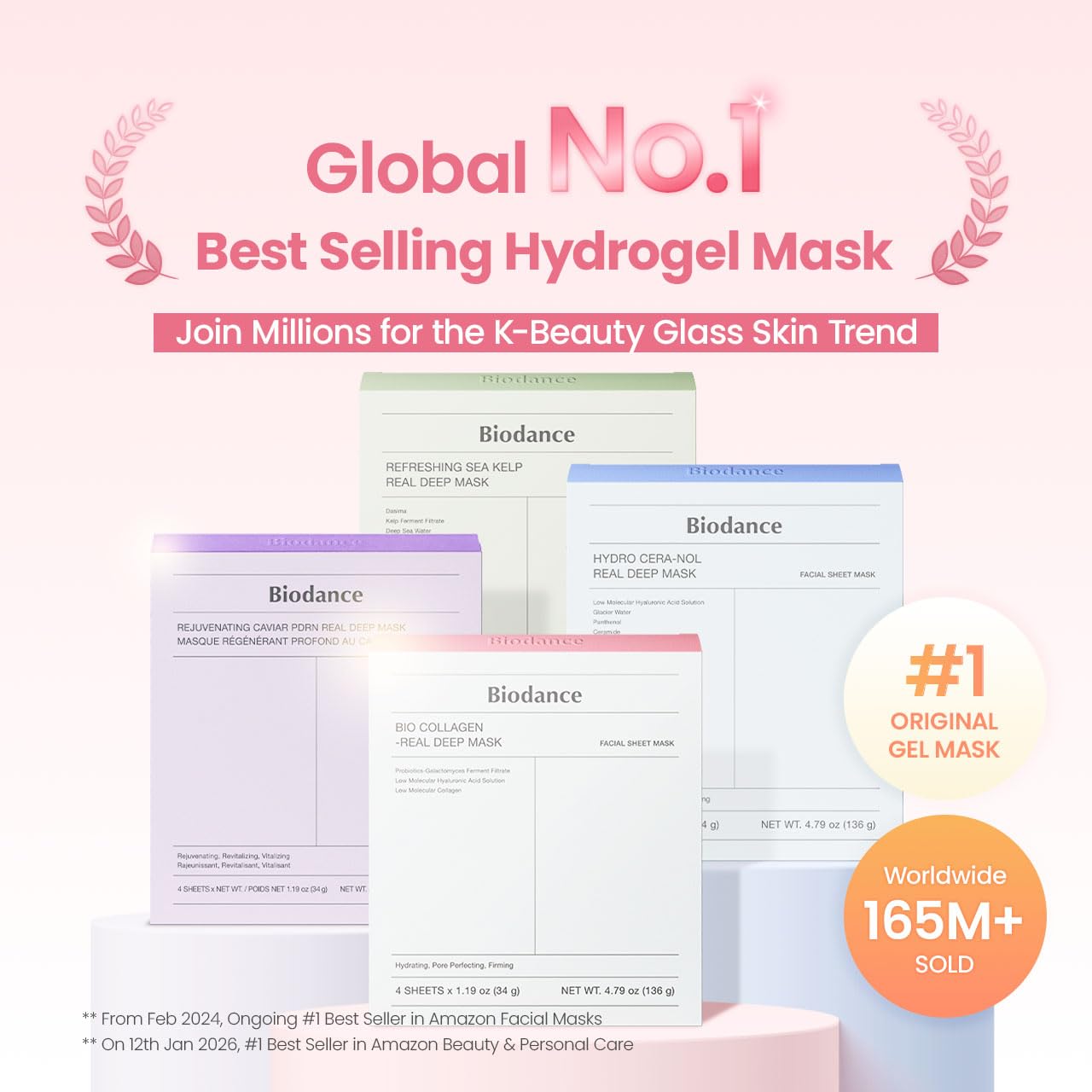 Hydrogel Collagen Face Mask – Hydrating, Firming & Pore Care