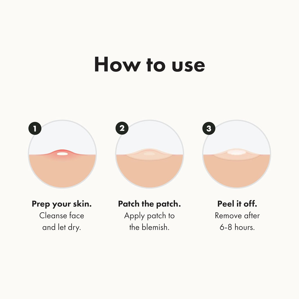 Hydrocolloid Acne Pimple Patches – Overnight Spot Treatment
