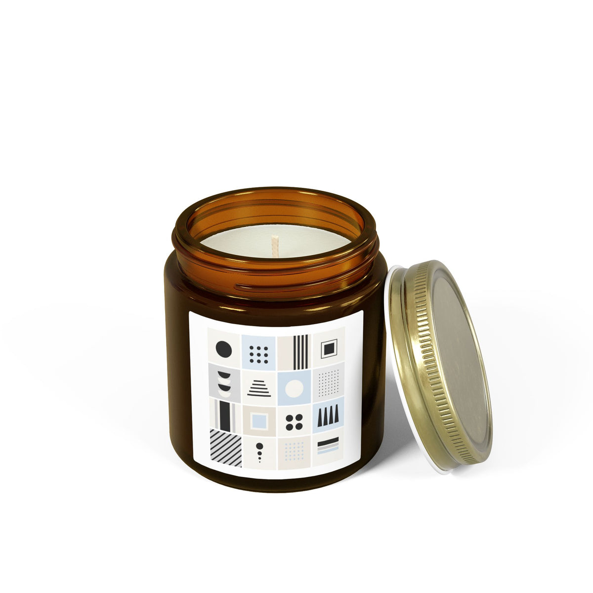 Coconut Apricot Scented Candle (4oz/9oz) — Clean Minimalist Jar