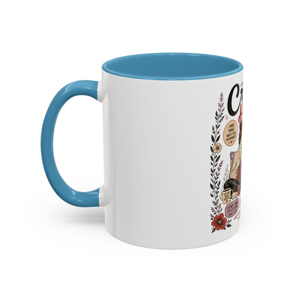 Cozy Crafter Coffee Mug — "Stitch, Sip, Smile" Knitting & Crochet Gift (11/15oz)