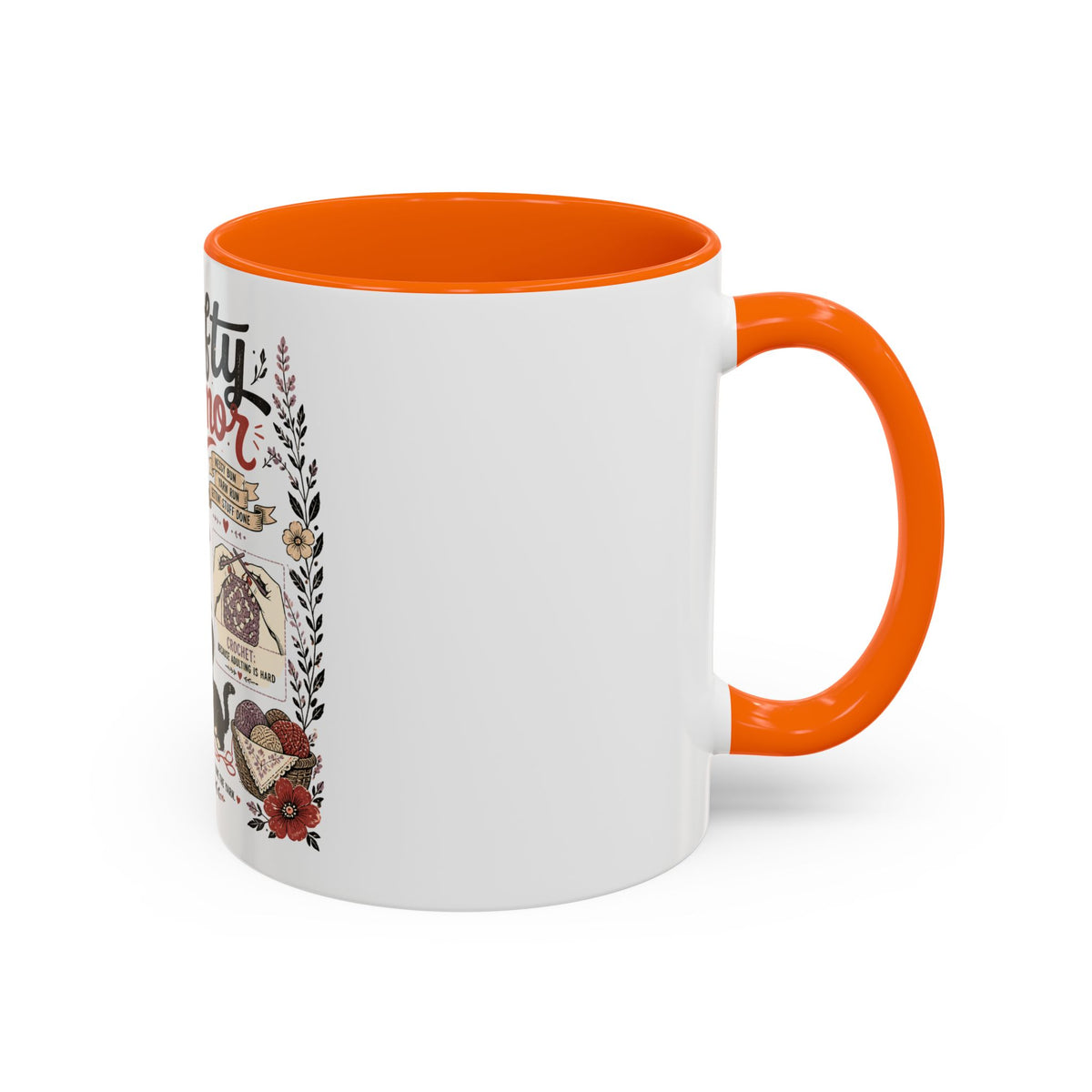 Cozy Crafter Coffee Mug — "Stitch, Sip, Smile" Knitting & Crochet Gift (11/15oz)