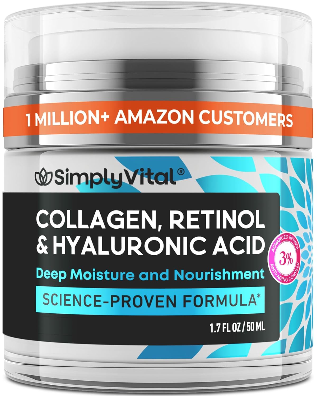 Retinol Collagen Face Cream – Hydrating Anti-Aging Moisturizer