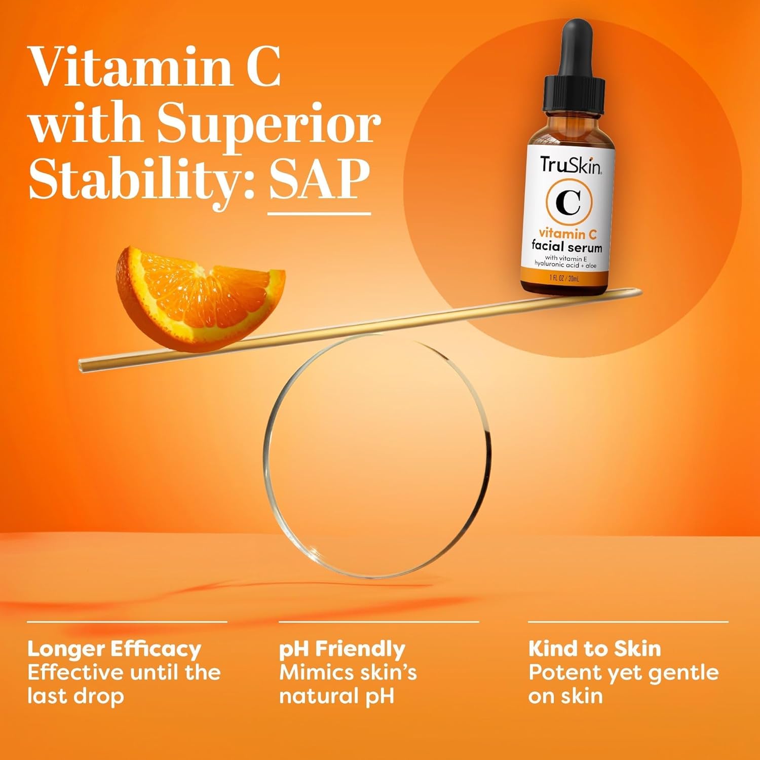 Vitamin C Face Serum with Hyaluronic Acid & Vitamin E