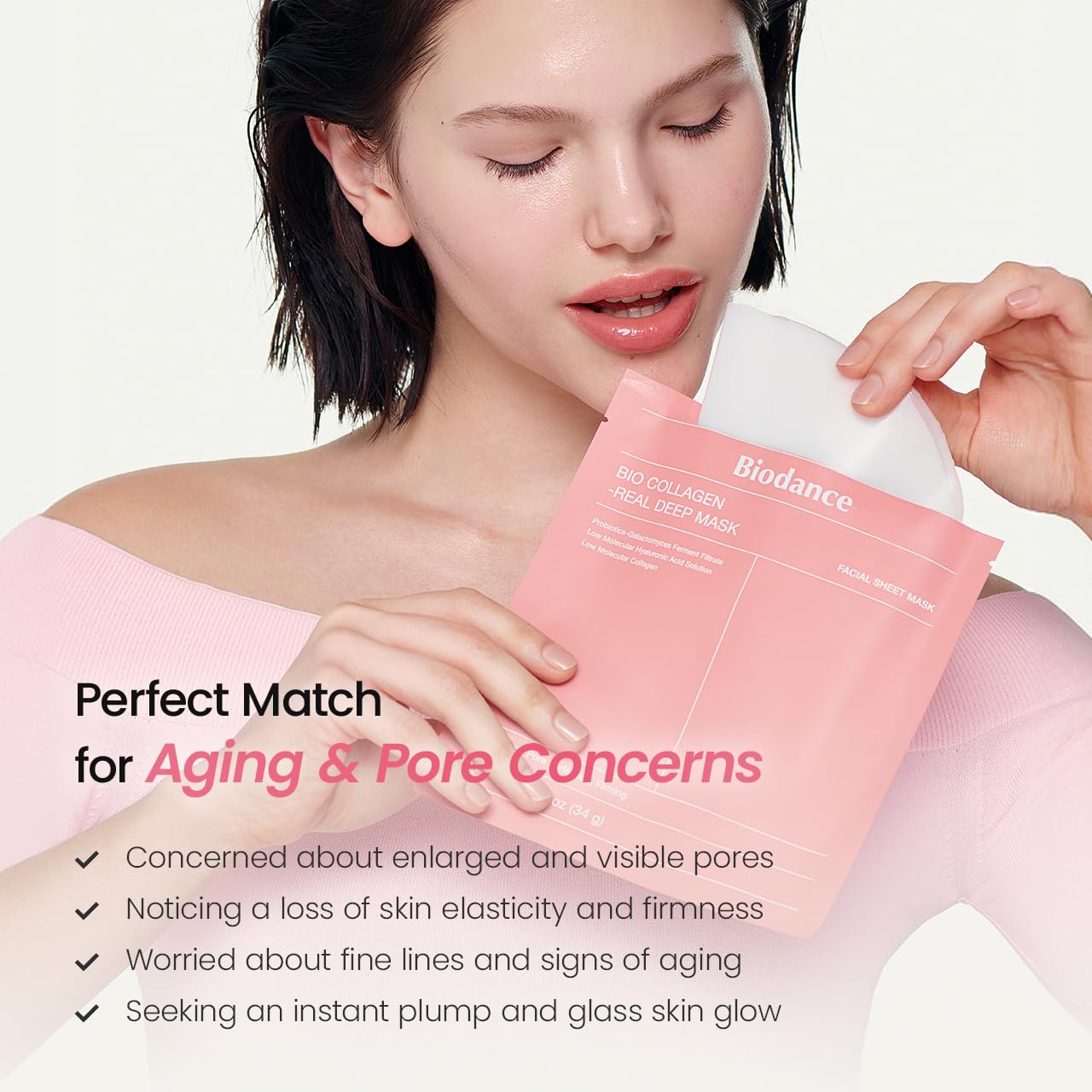 Hydrogel Collagen Face Mask – Hydrating, Firming & Pore Care