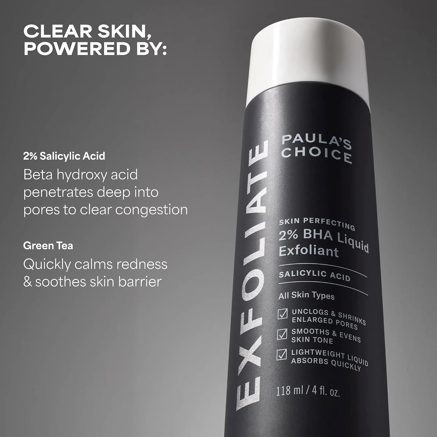 2% BHA Liquid Exfoliant For Smooth, Clear-Looking Skin
