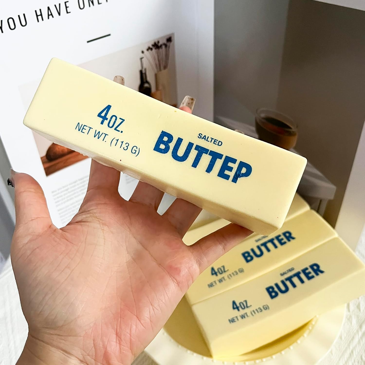 Butter Squishy Stress Ball – Slow Rising Fidget Toy