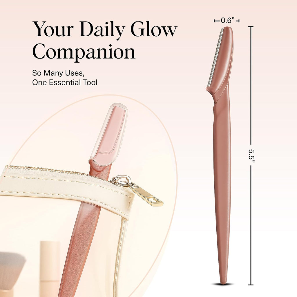 Dermaplane Face Razor Set – Exfoliating Facial & Brow Tool