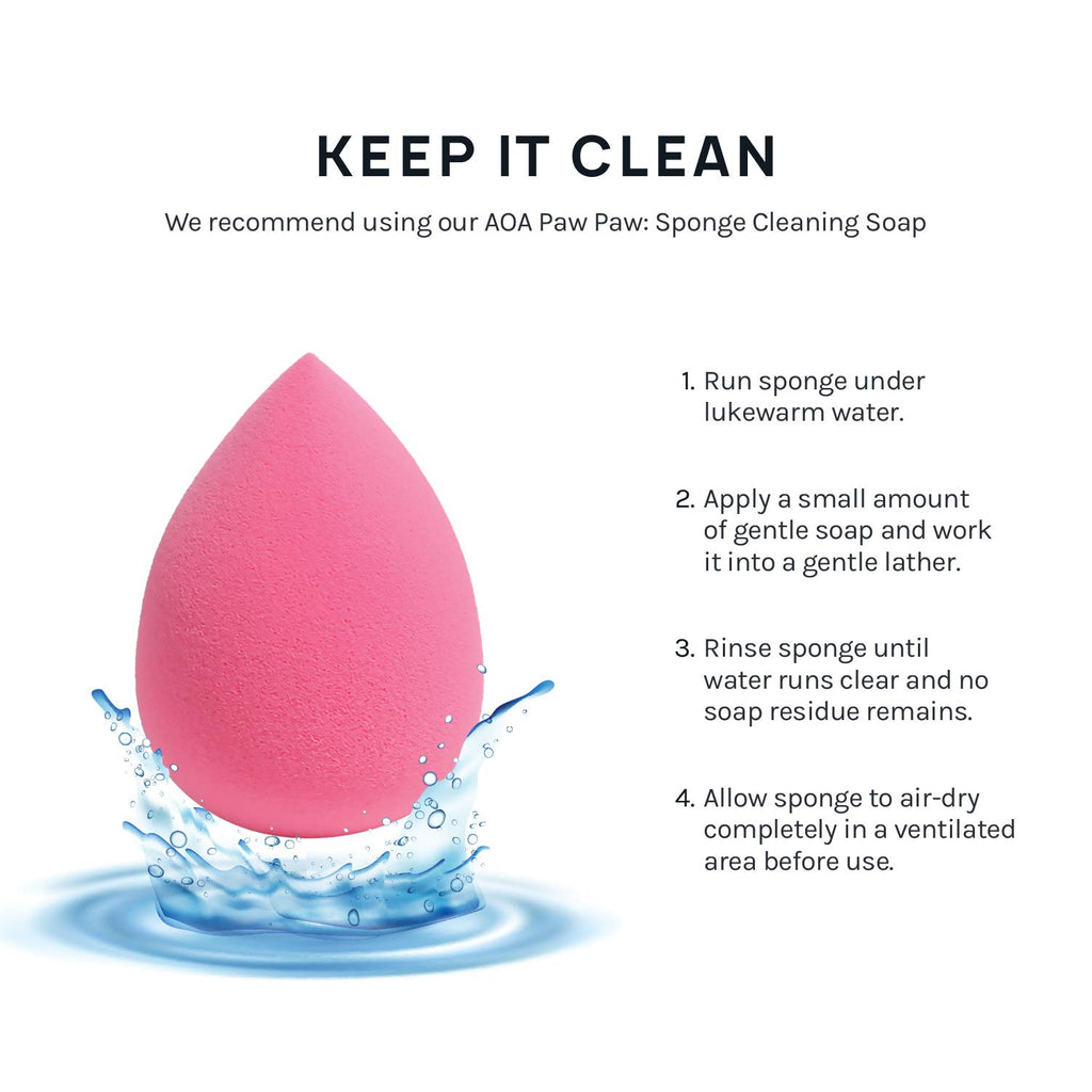 Makeup Sponge Set Of 6 – Latex-Free High-Definition Blenders