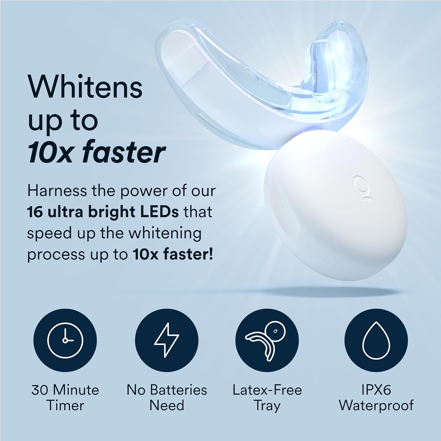 LED Teeth Whitening Kit With 35% Carbamide Peroxide Gel