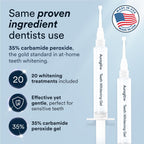 LED Teeth Whitening Kit With 35% Carbamide Peroxide Gel