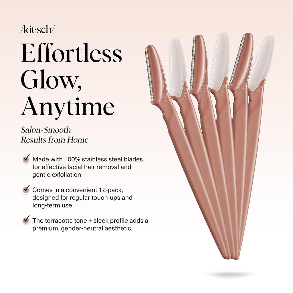 Dermaplane Face Razor Set – Exfoliating Facial & Brow Tool