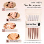 Dermaplane Face Razor Set – Exfoliating Facial & Brow Tool