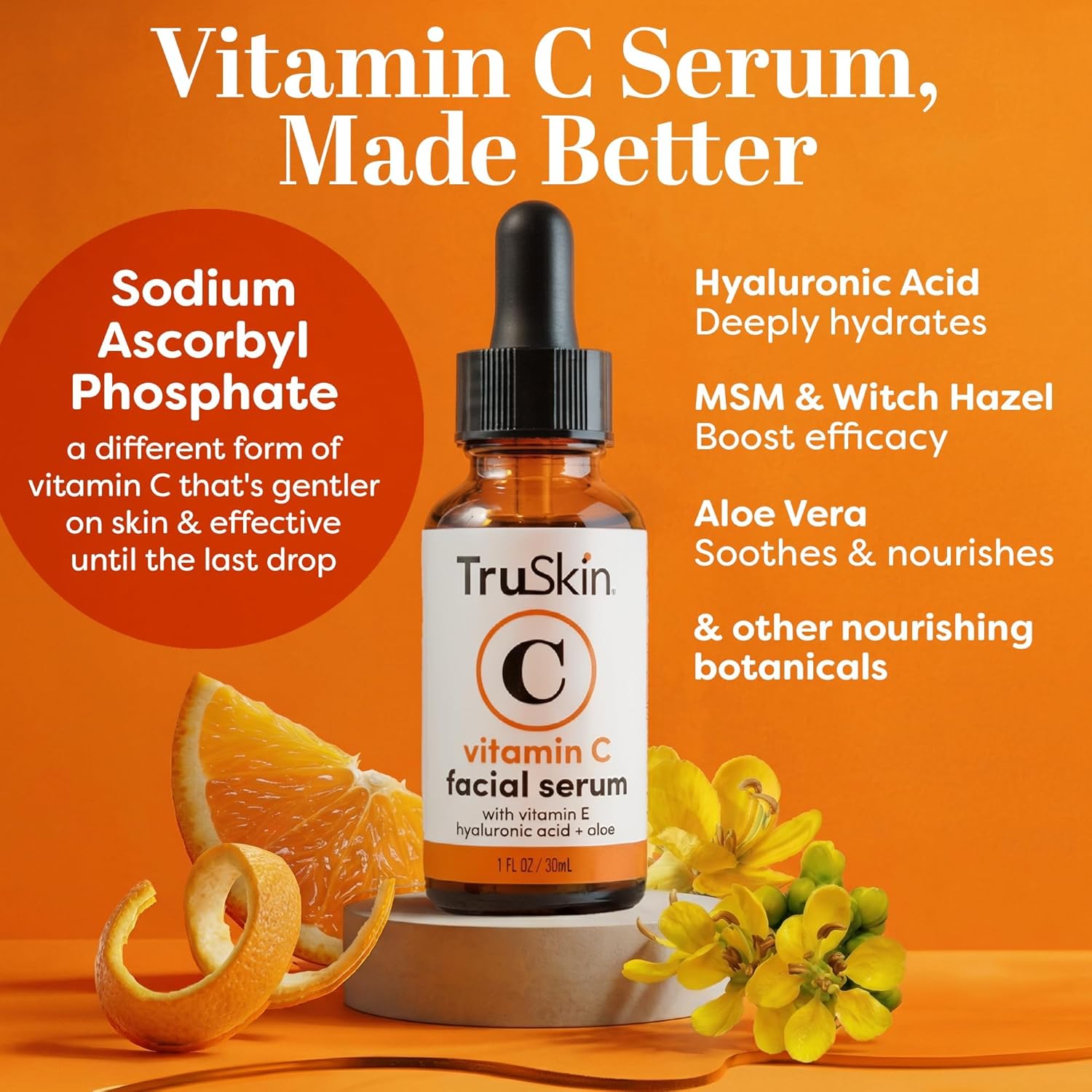 Vitamin C Face Serum with Hyaluronic Acid & Vitamin E