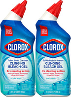 Toilet Bowl Cleaner Gel With Bleach – Disinfects And Deodorizes