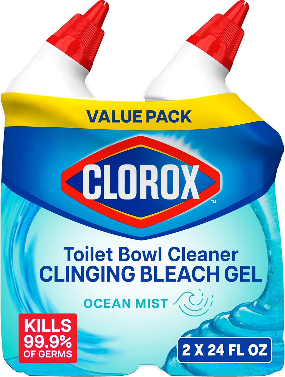 Toilet Bowl Cleaner Gel With Bleach – Disinfects And Deodorizes
