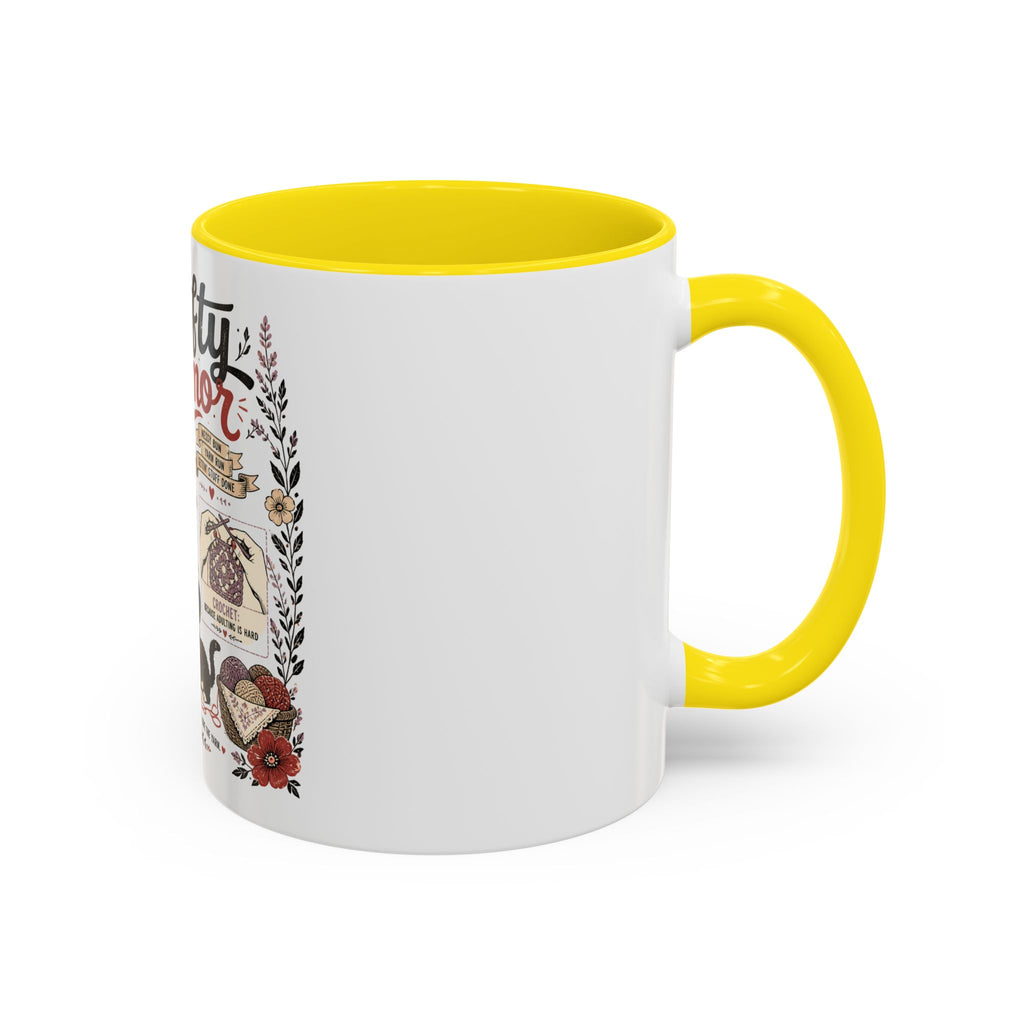 Cozy Crafter Coffee Mug — "Stitch, Sip, Smile" Knitting & Crochet Gift (11/15oz)
