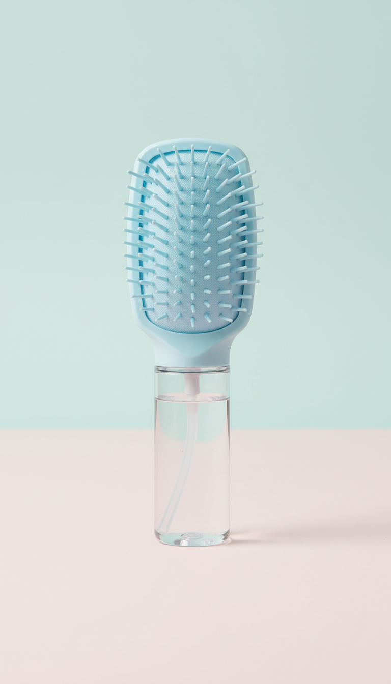 Detangle Spray Brush Sky Blue