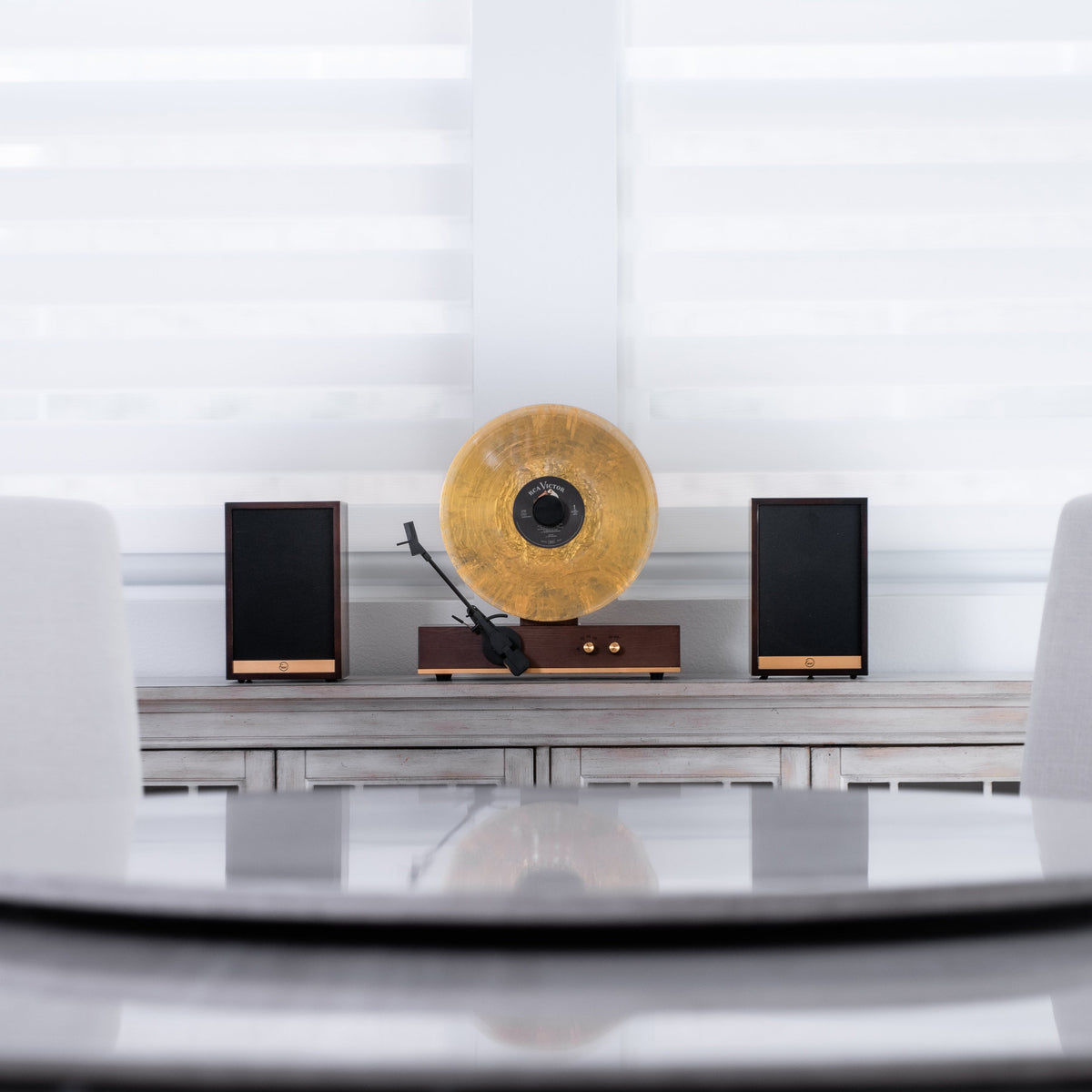 GLD Vertical Vinyl Record Player with Bluetooth
