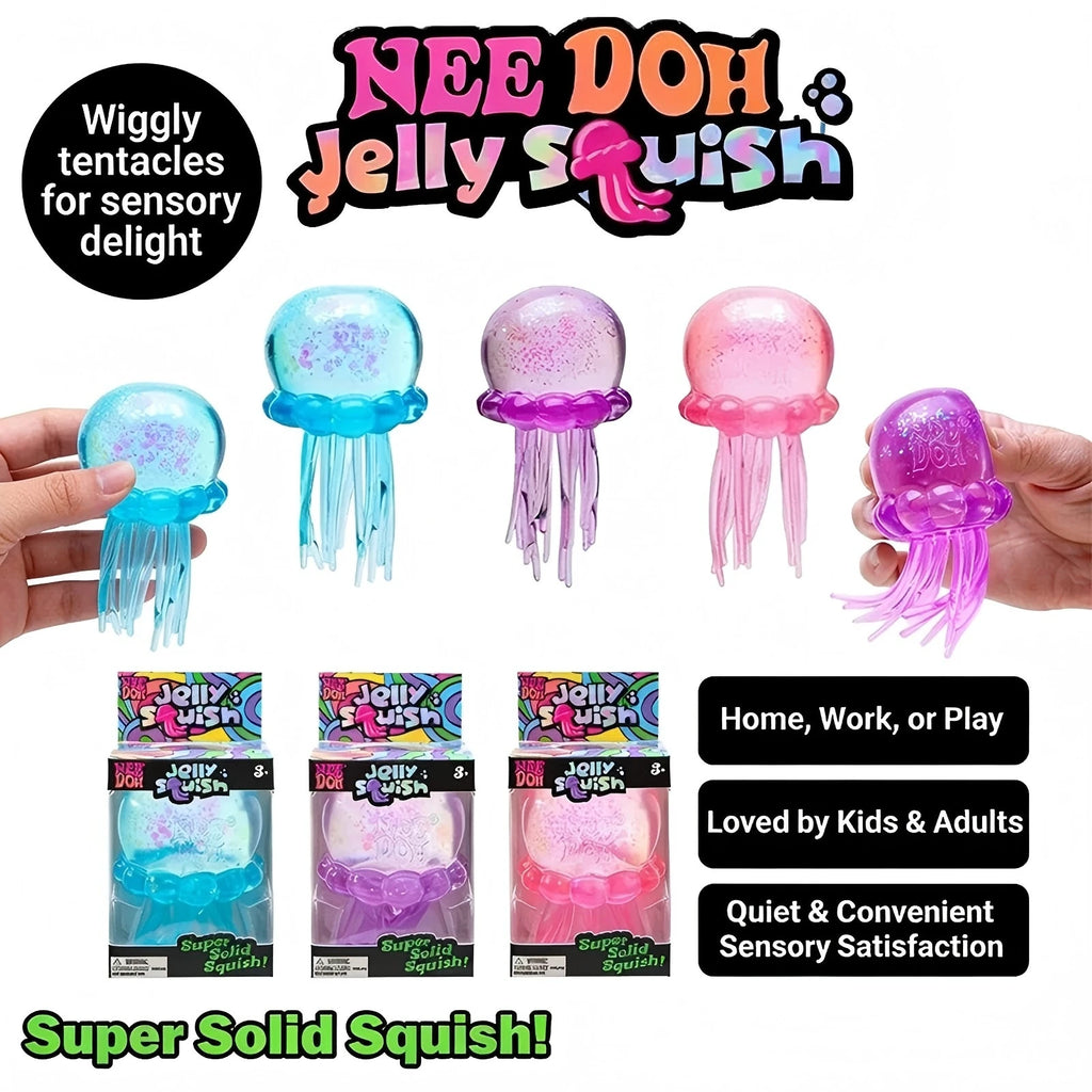 Soft Jelly Squish Stress Toy – Nee Doh Sensory Fidget