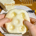 Squishy Cheese Cube Stress Ball – Non-Rebound Fidget Toy
