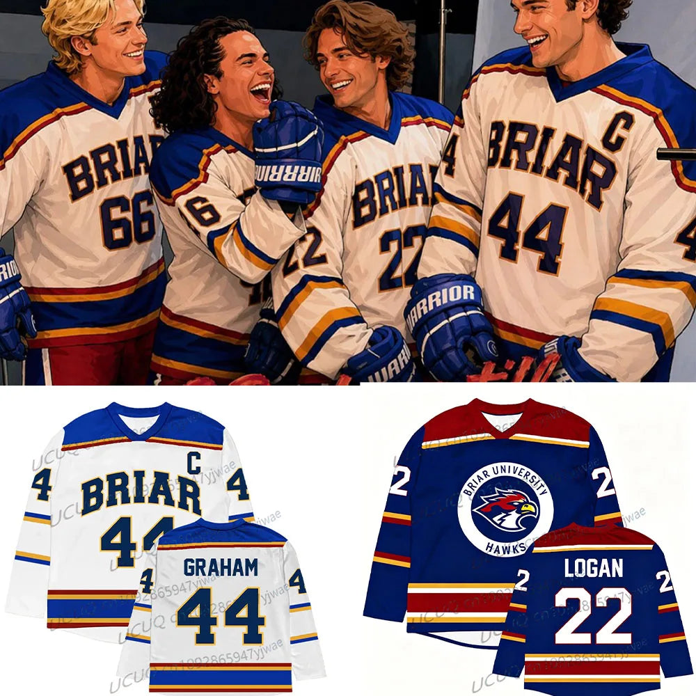 Off Campus TV Briar University Hockey Jersey Tee