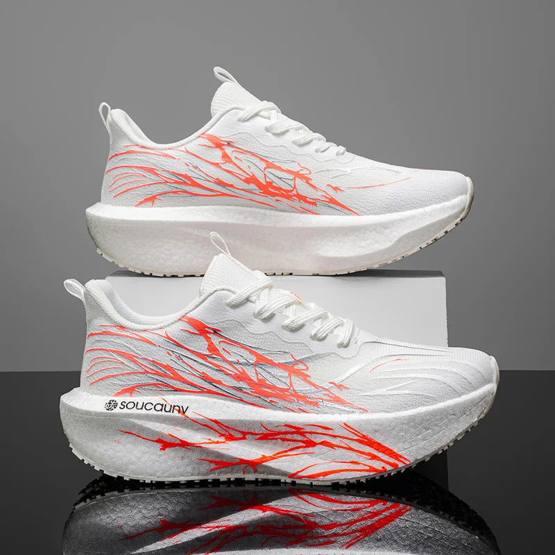 Men's Breathable Running Shoes Carbon Plate Sneakers