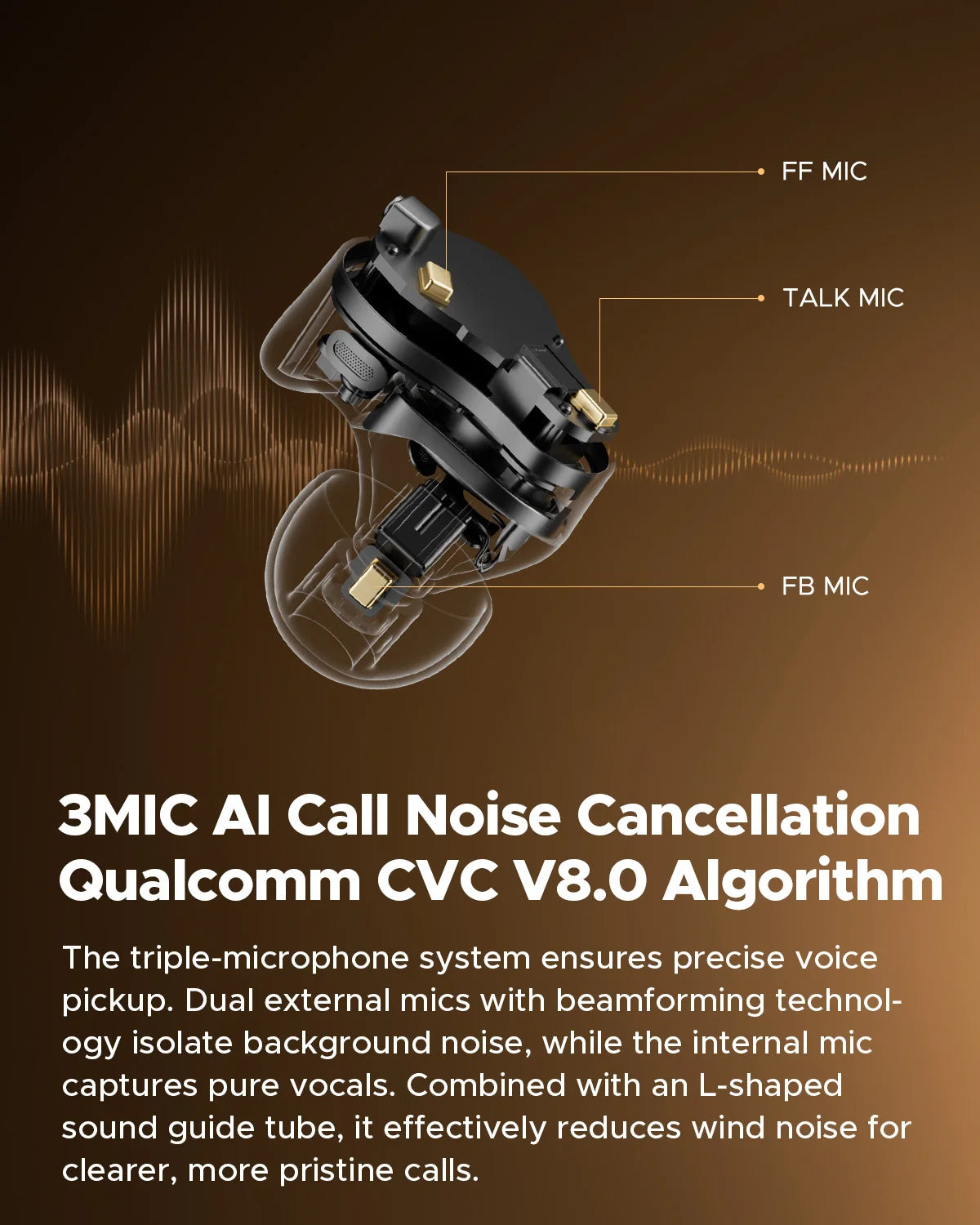 Hybrid ANC Wireless Earbuds With LDAC & Triple Drivers