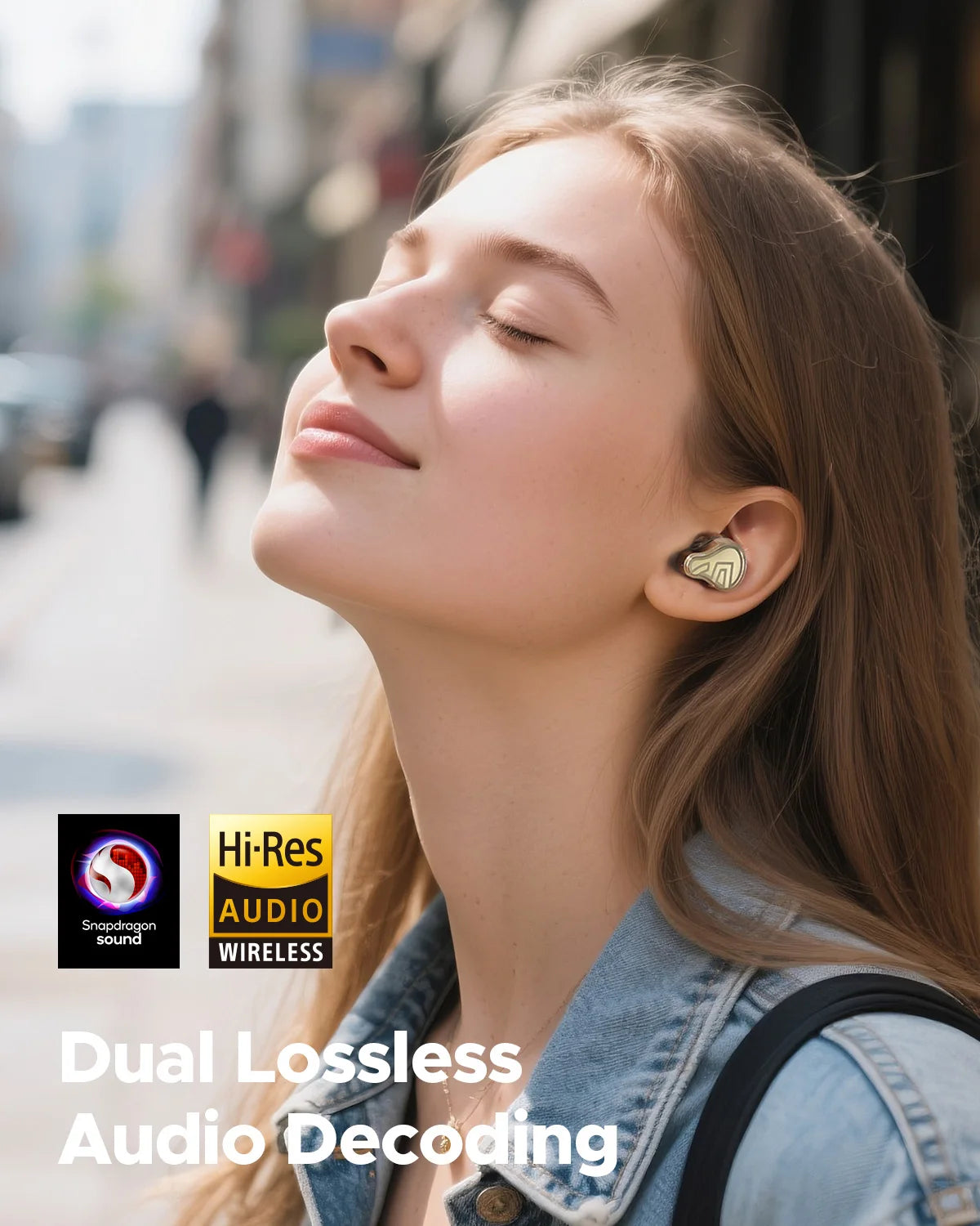 Hybrid ANC Wireless Earbuds With LDAC & Triple Drivers