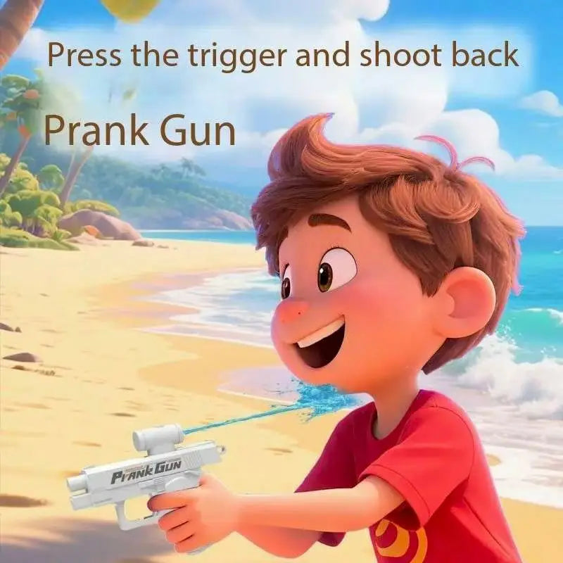 Double-Sided Reverse Water Gun Prank Toy for Summer Fun
