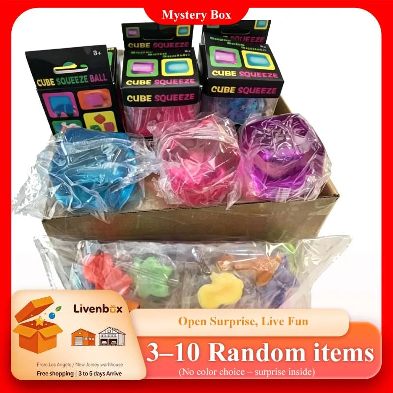Random Sensory Fidget Mystery Box Stress Relief Toy