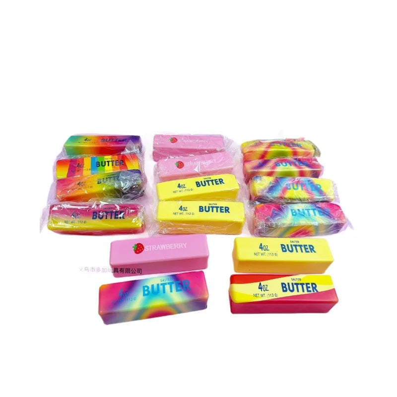 Butter Stick Slow Rising Squishy Toy Set – Stress Relief