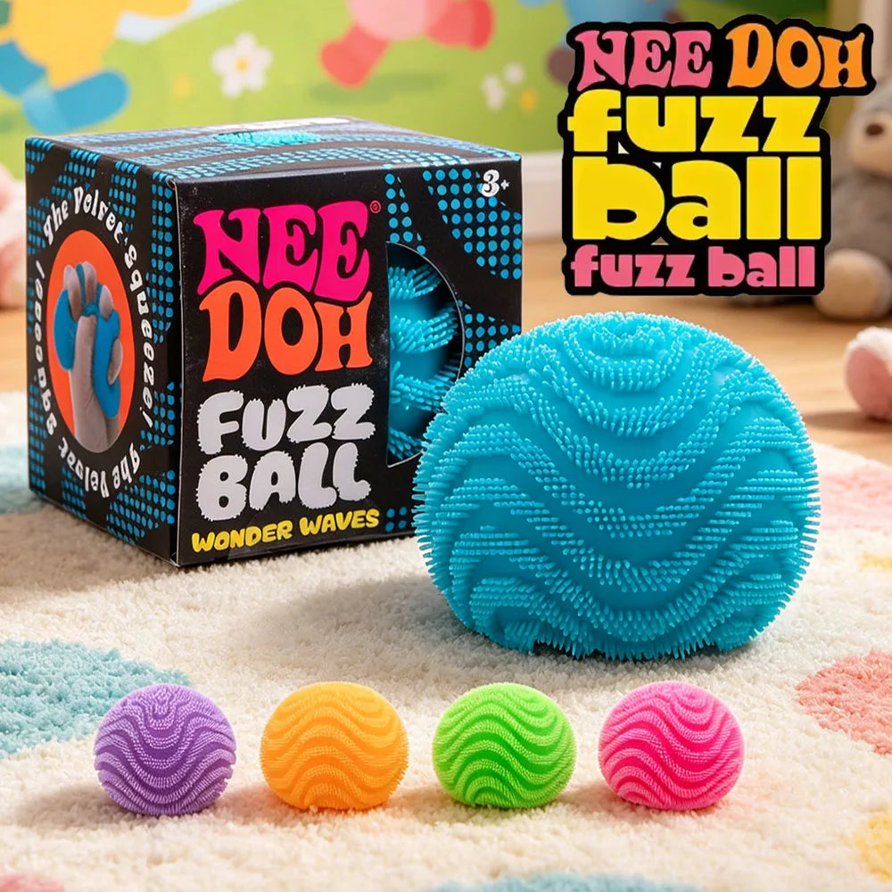 Fuzzy Squishy Stress Ball Blind Box – Soft Sensory Fidget Toy