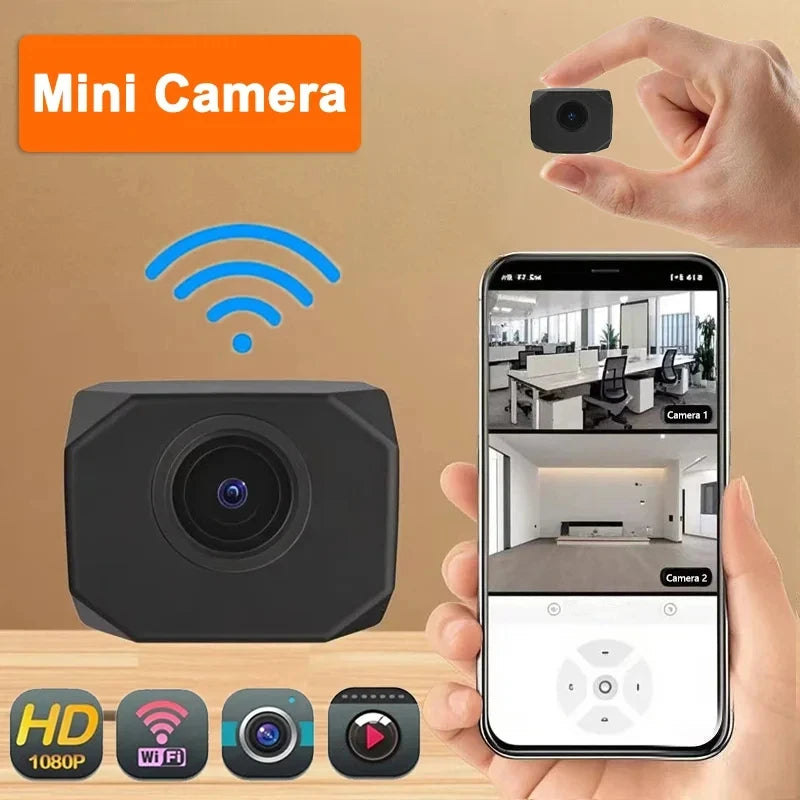 1080P Mini WiFi Security Camera – Portable Remote Monitor