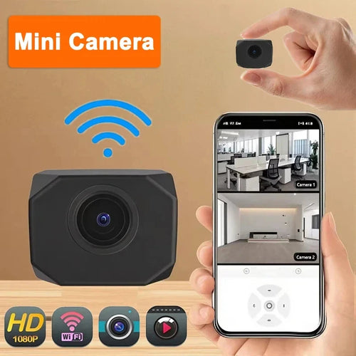 1080P Mini WiFi Security Camera – Portable Remote Monitor