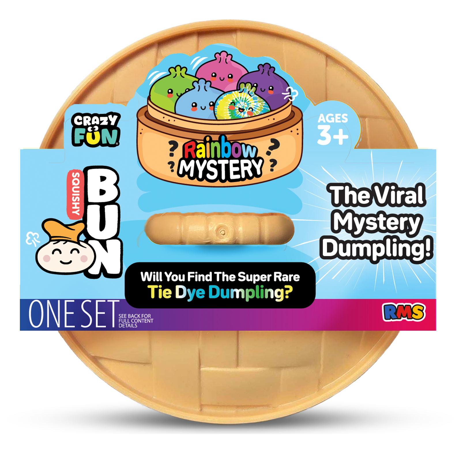 Tie Dye Rainbow Ribbon Mystery Dumpling