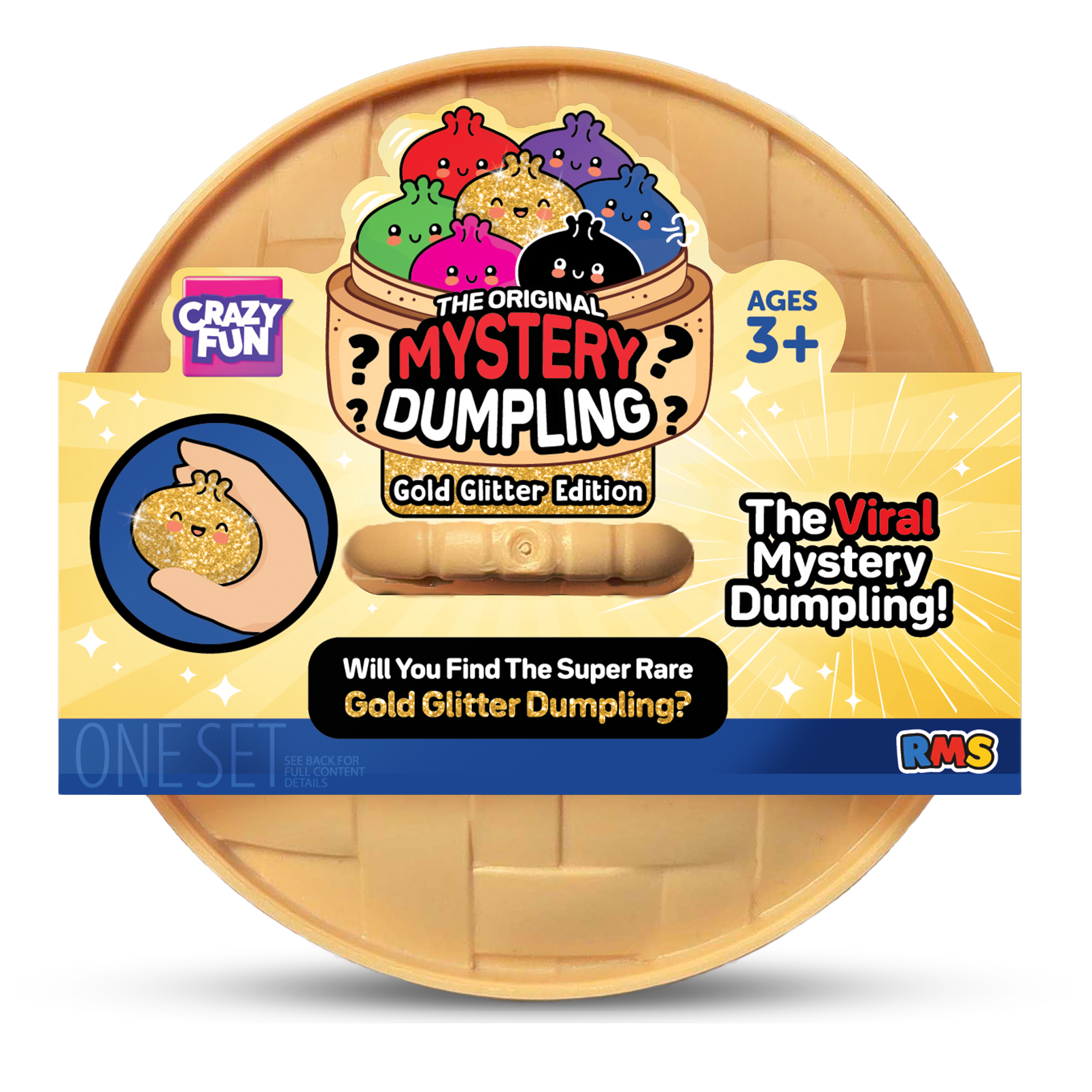 Gold Glitter Mystery Dumpling