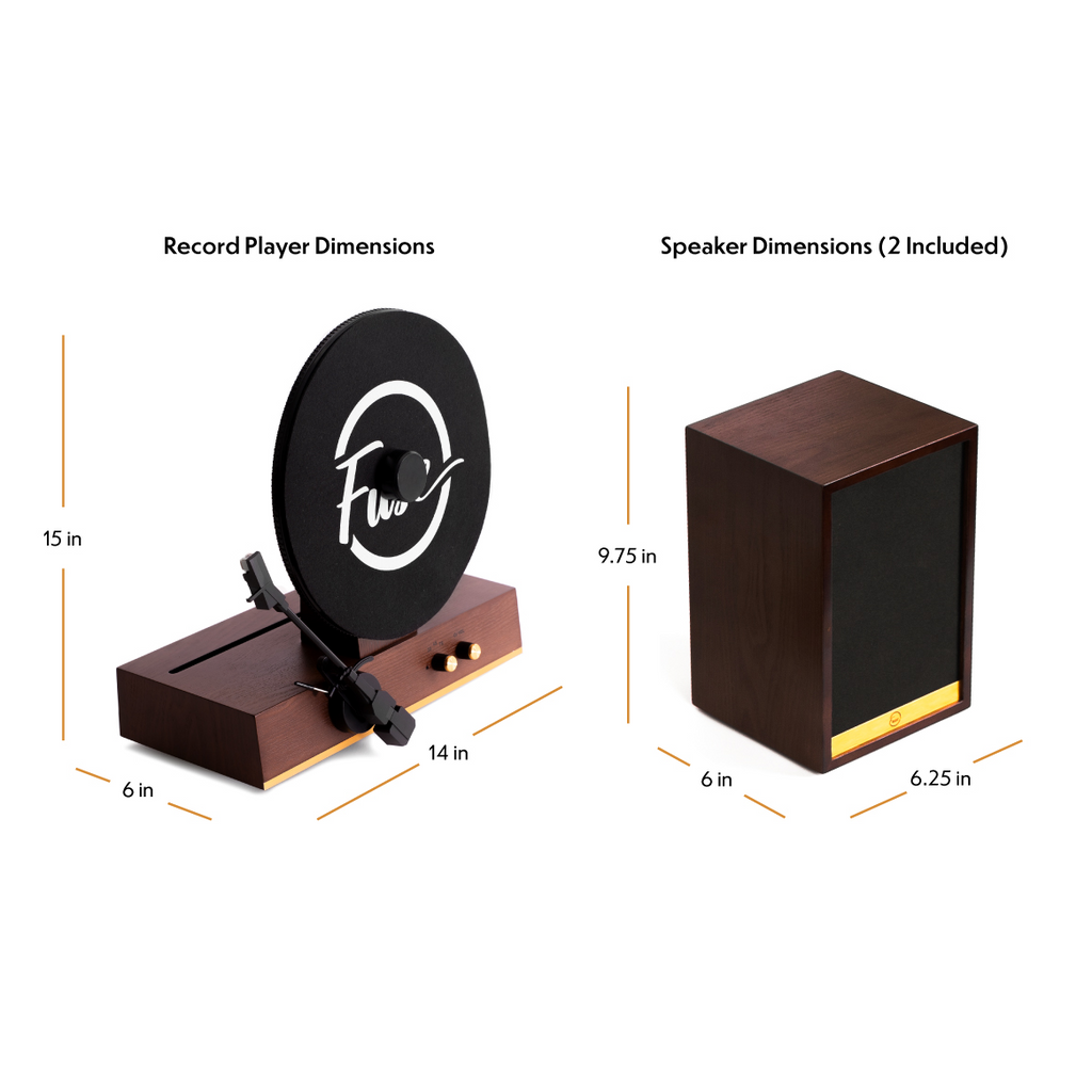 GLD Vertical Vinyl Record Player with Bluetooth