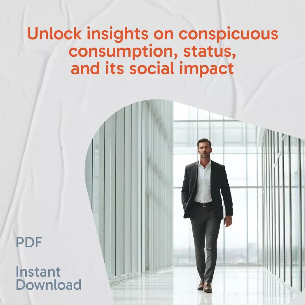 Conspicuous Consumption Awareness System: 10-in-1 Digital Bundle – Guides, eBooks & Checklists